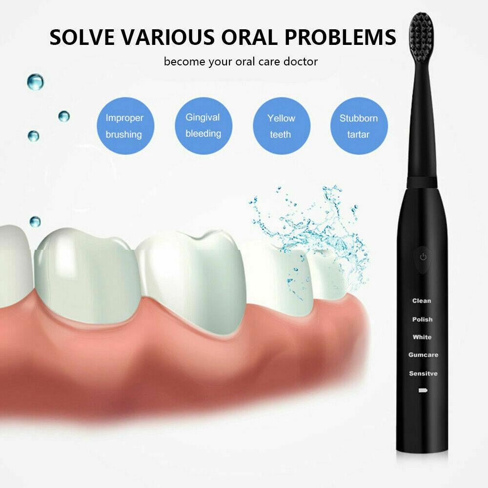 ¡Mejore su cuidado dental con nuestro cepillo de dientes eléctrico sónico recargable! 🦷💫