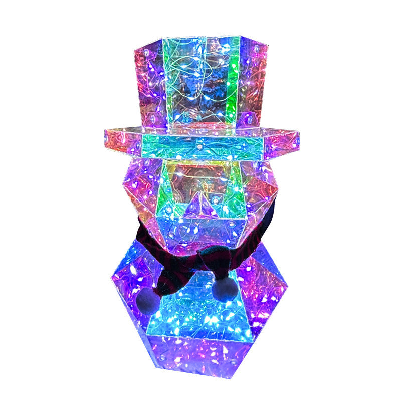 Colorful LED Santa & Snowman Night Lights