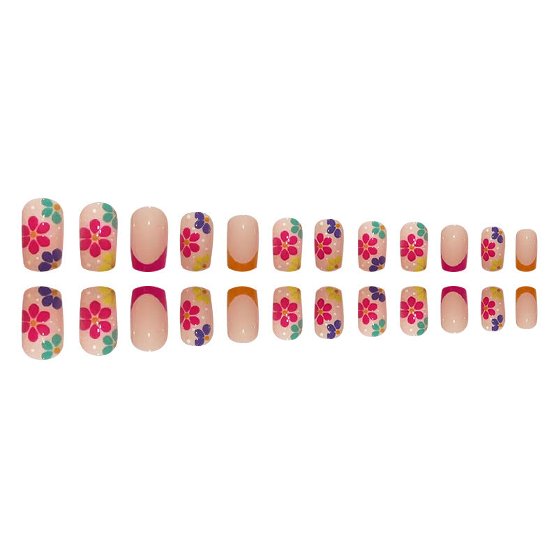 24-piece Transparent Nail Patch Box