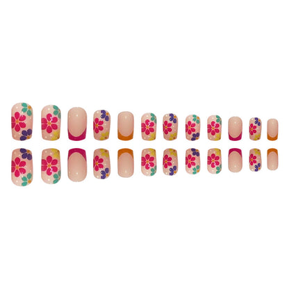 24-piece Transparent Nail Patch Box