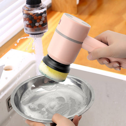 Powerful Electric Cleaning Brush A Versatile Tool for Effortless Kitchen and Bathroom Cleaning