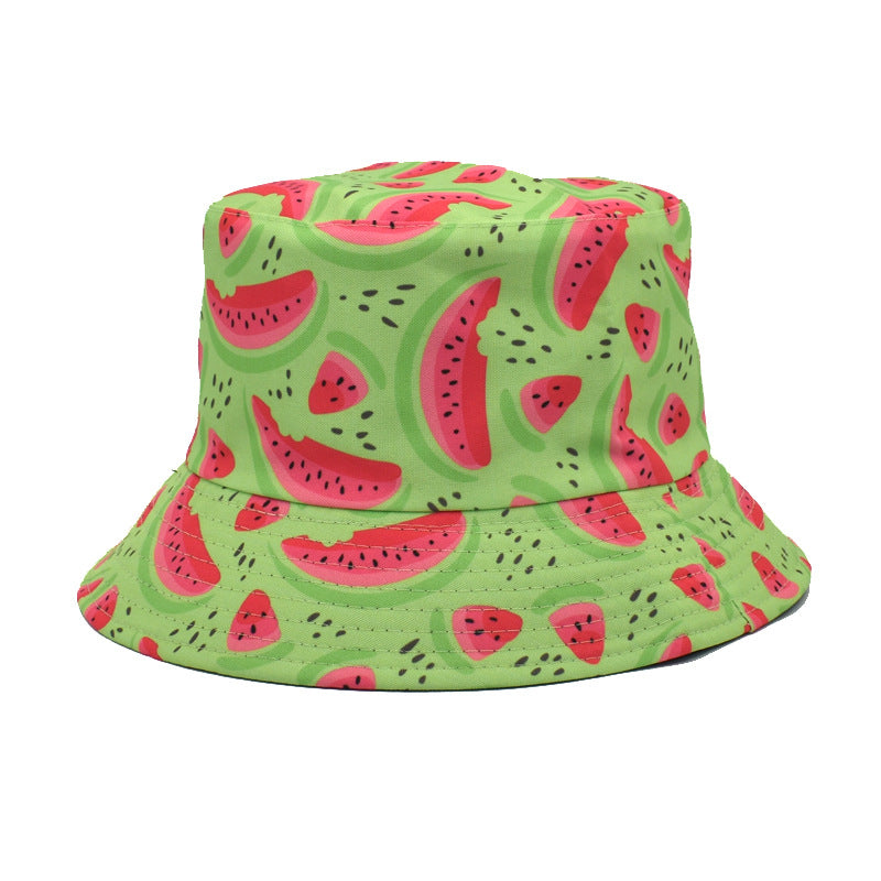 Sombrero estampado con protección solar al aire libre