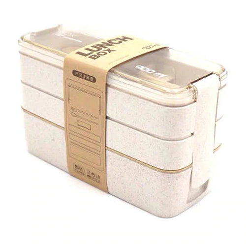Presentamos nuestra lonchera ligera separada para horno de microondas: ¡su compañera perfecta para comidas saludables mientras viaja! 🍱🌟