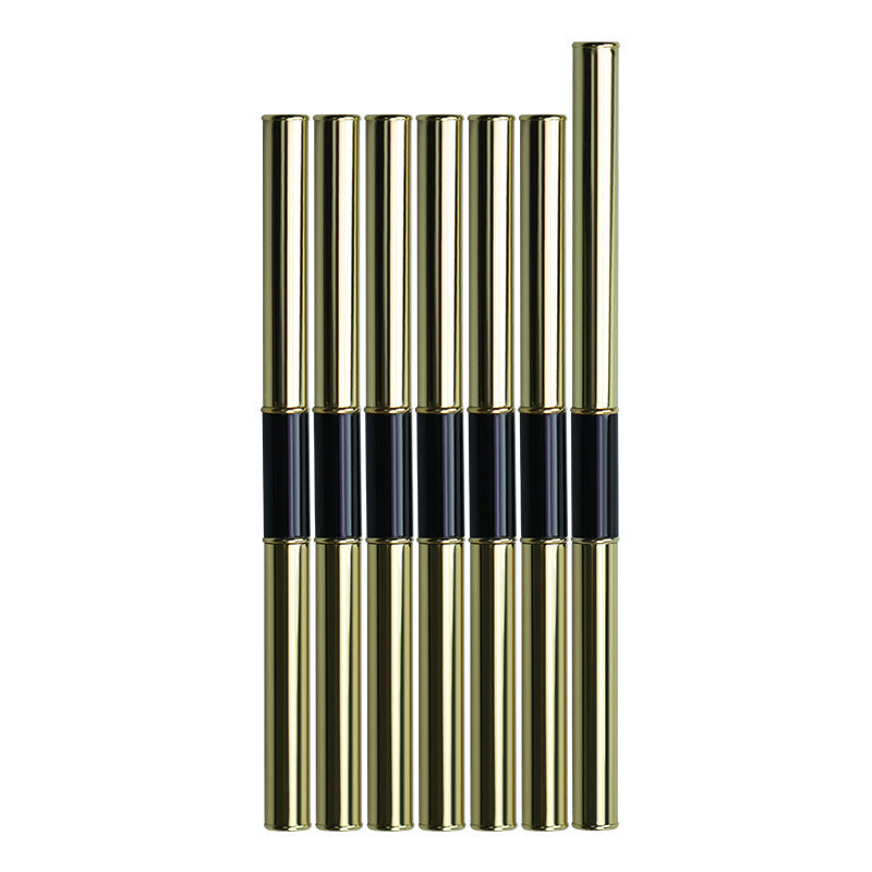 Pincel DIY para delineador de líneas de rayas para decoración de uñas de doble punta