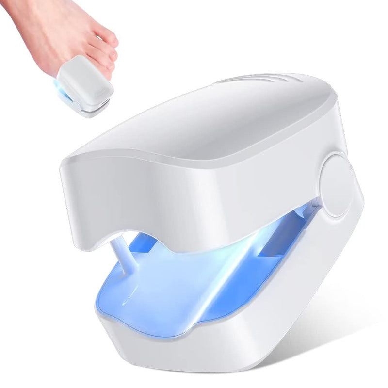 Bolsa portátil con luz láser que cambia de color de uñas