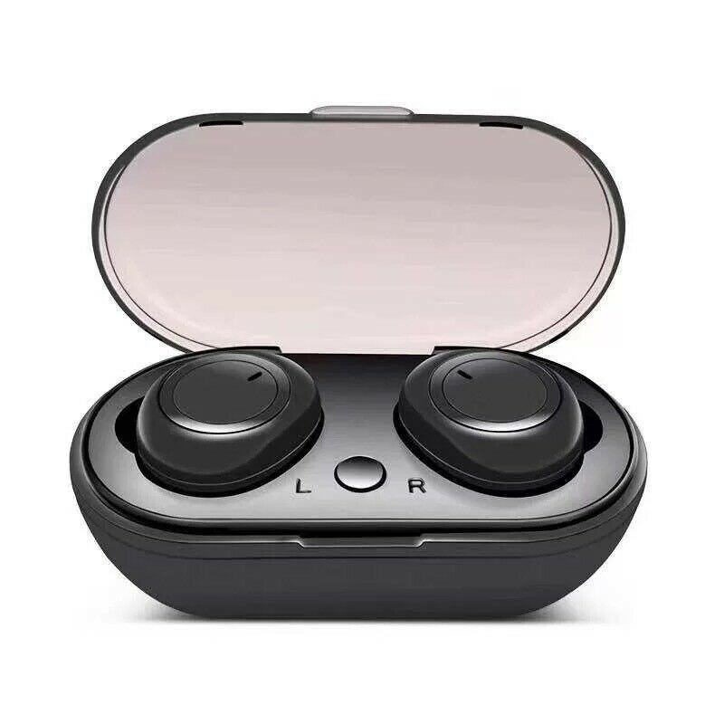 Experience the ultimate wireless audio freedom with our Waterproof Bluetooth 5.0 Wireless Earbuds Headphone Headset - your perfect music companion! 🎶🎧