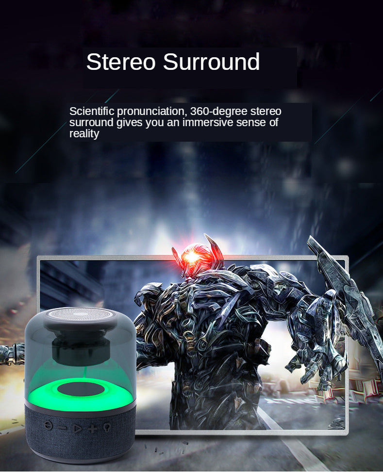 Four-Color Light Touch Wireless Bluetooth Speaker