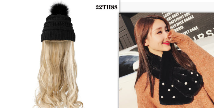 Peluca de una sola pieza Full Set Fashion Big Wave Wig Head