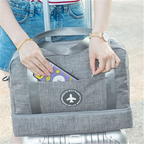 ¡Organiza tus viajes con estilo con nuestra bolsa de viaje con separación de ropa seca y húmeda! 🧳💼 