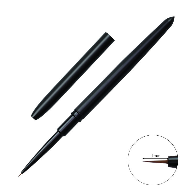 Pincel DIY para delineador de líneas de rayas para decoración de uñas de doble punta