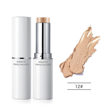 18 colores barra de contorno acabado maquillaje resaltar cubierta ojeras marcas de acné iluminar base en barra