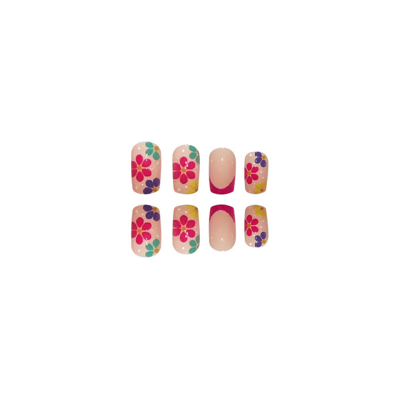 24-piece Transparent Nail Patch Box