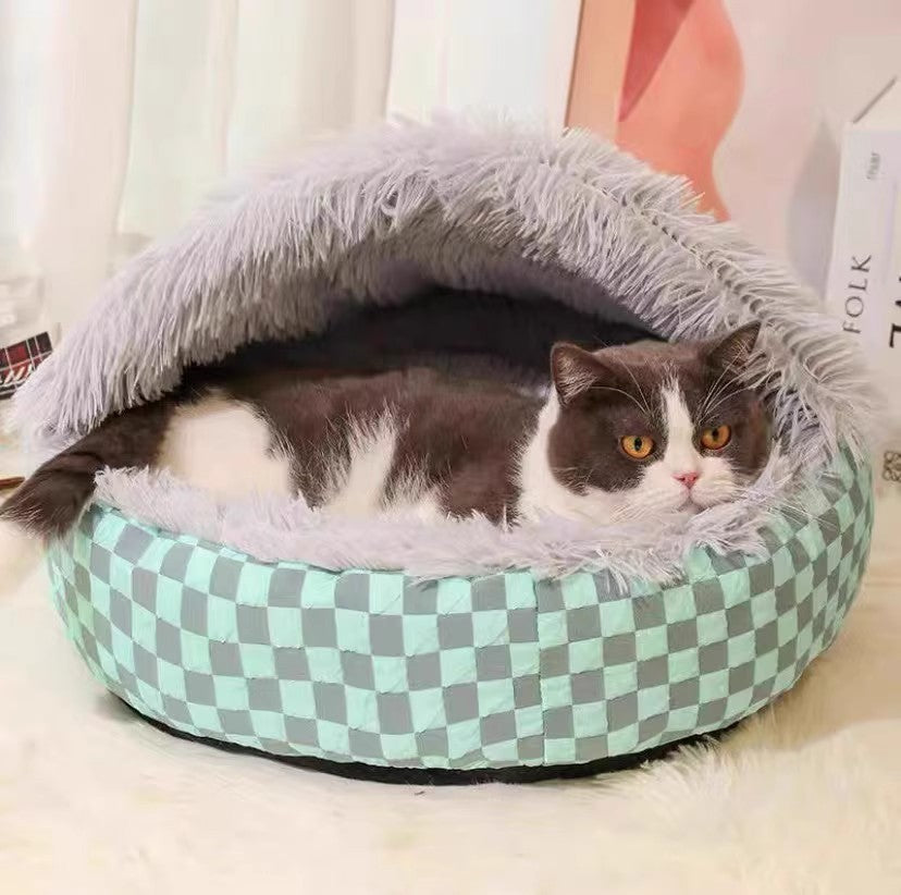 Luxury Winter Cat Bed 🐾😺