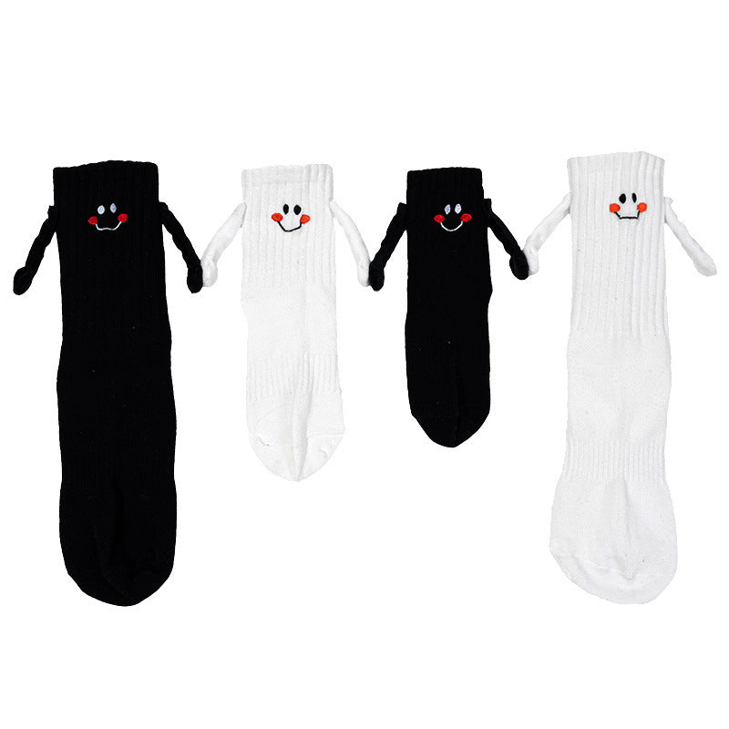 Calcetines magnéticos para sujetar las manos para niños y niñas Calcetines de tubo