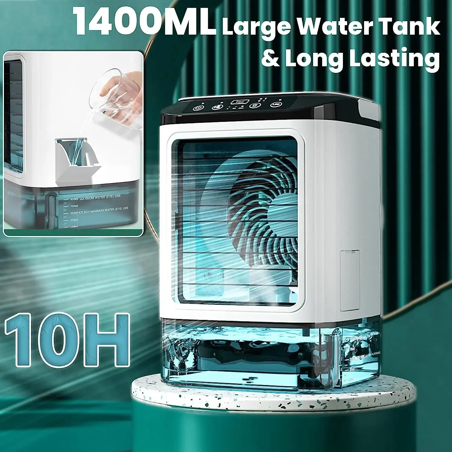 Portable Air Conditioner Fan ❄️🌬️