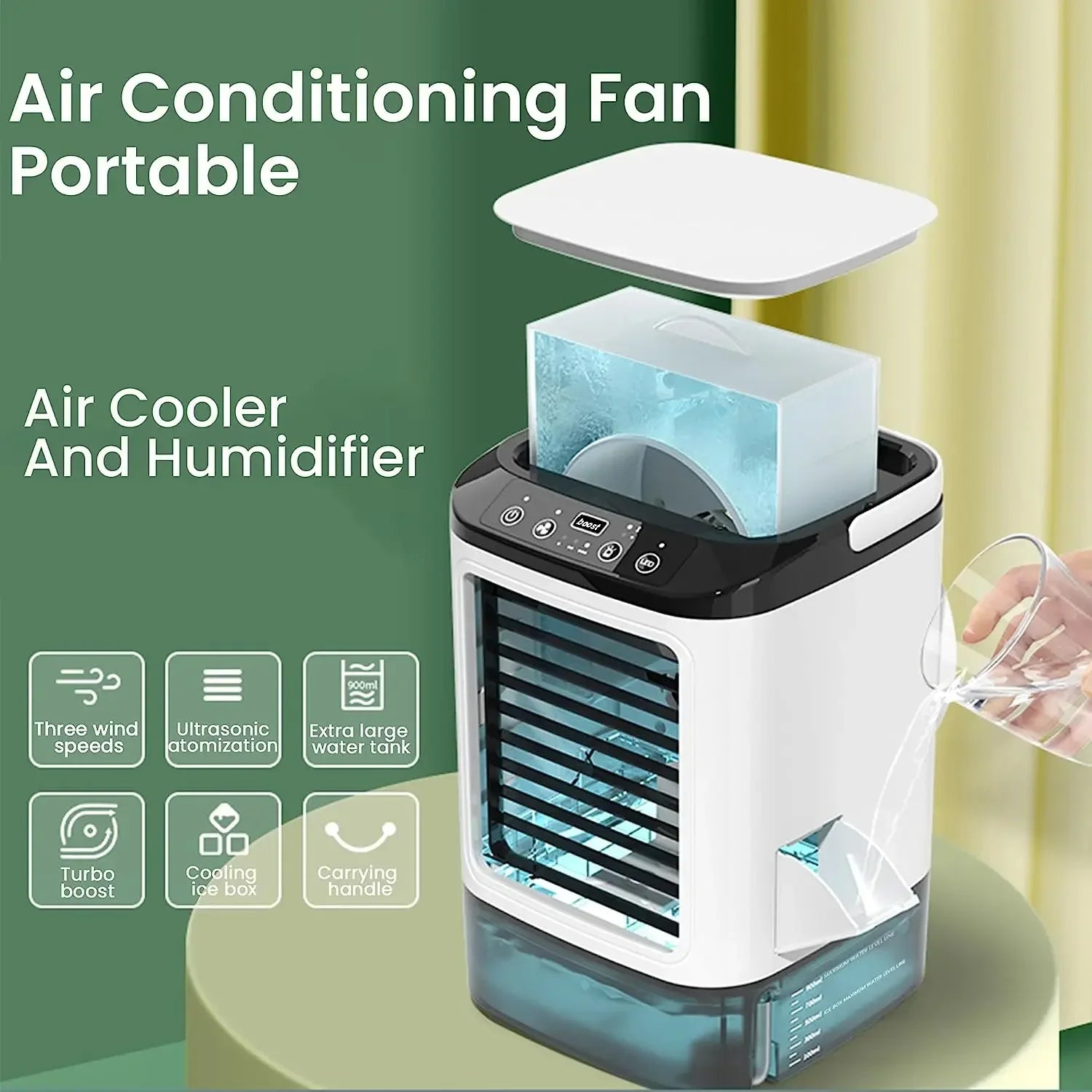 Portable Air Conditioner Fan ❄️🌬️