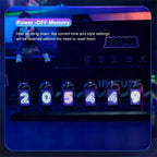 Minimalist Digital Glow Clock ⏰ 🌈