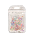 New Online Red Ice Transparent Colorful Five-pointed Star Nail Ornament Colorful And Fresh XINGX Diy Resin Nail Accessories