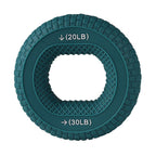 Fortalecedor de agarre manual, entrenador de fuerza de agarre y ejercitador de dedos, agarre manual ajustable de silicona, anillo de agarre de 20-80 lb, entrenador de antebrazo de dedo, expansor carpiano, ejercicio de entrenamiento muscular