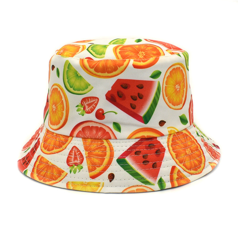 Sombrero estampado con protección solar al aire libre