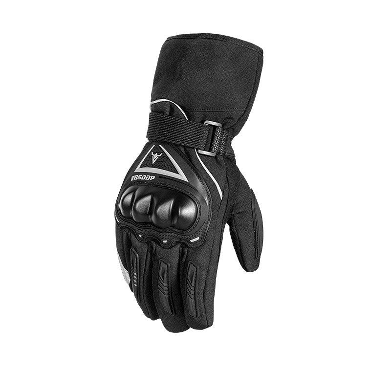Guantes cálidos para motocicleta eléctrica de invierno, resistentes a caídas, impermeables