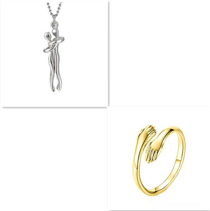 Love Hug Necklace Unisex Men Women 💕💍
