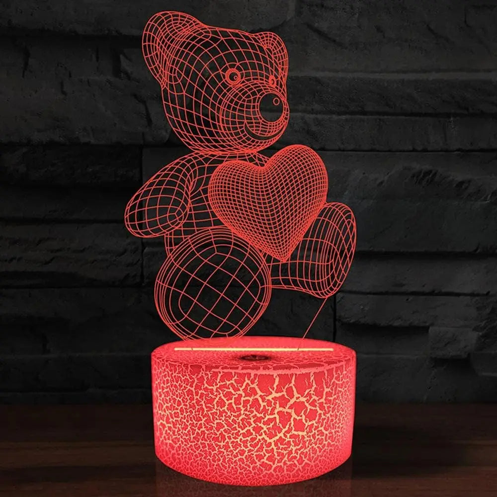 3D Lamp Acrylic, Valentines Day Gifts