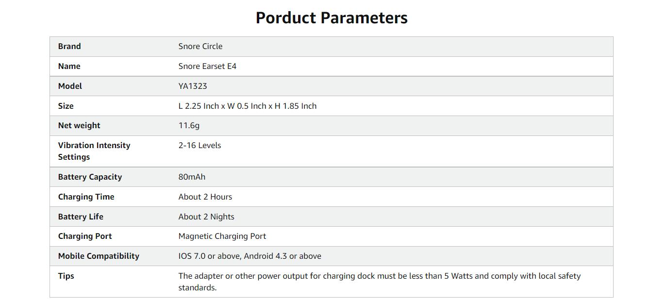 Dispositivo antironquidos con Bluetooth, dispositivo antironquidos con carga de 24 horas, tapón para ronquidos, ayuda para dormir, análisis de ronquidos, datos de sueño, buen sueño