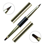 Pincel DIY para delineador de líneas de rayas para decoración de uñas de doble punta