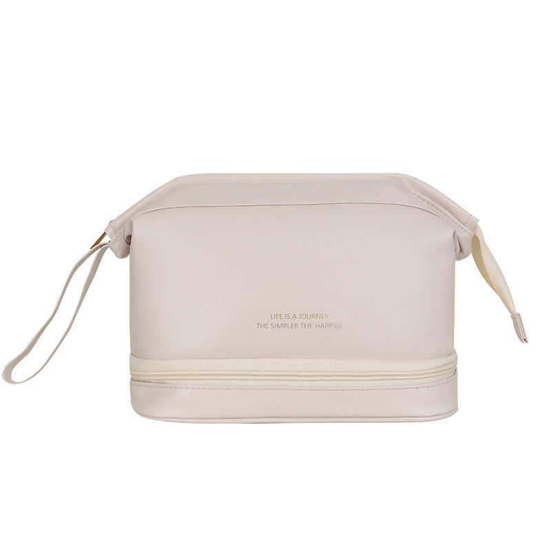 ¡Experimenta comodidad y elegancia con nuestra bolsa de cosméticos de viaje multifunción de gran capacidad! ✨👜