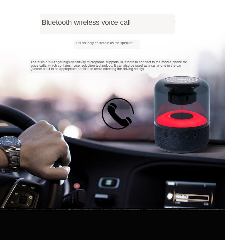 Four-Color Light Touch Wireless Bluetooth Speaker