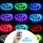 Transform Your Space with Vibrant Ambiance! 🌈📺 Elevate Your TV and Computer Experience with our 4x50CM USB 5V RGB LED Strip Background Light Remote Kit. 🎉