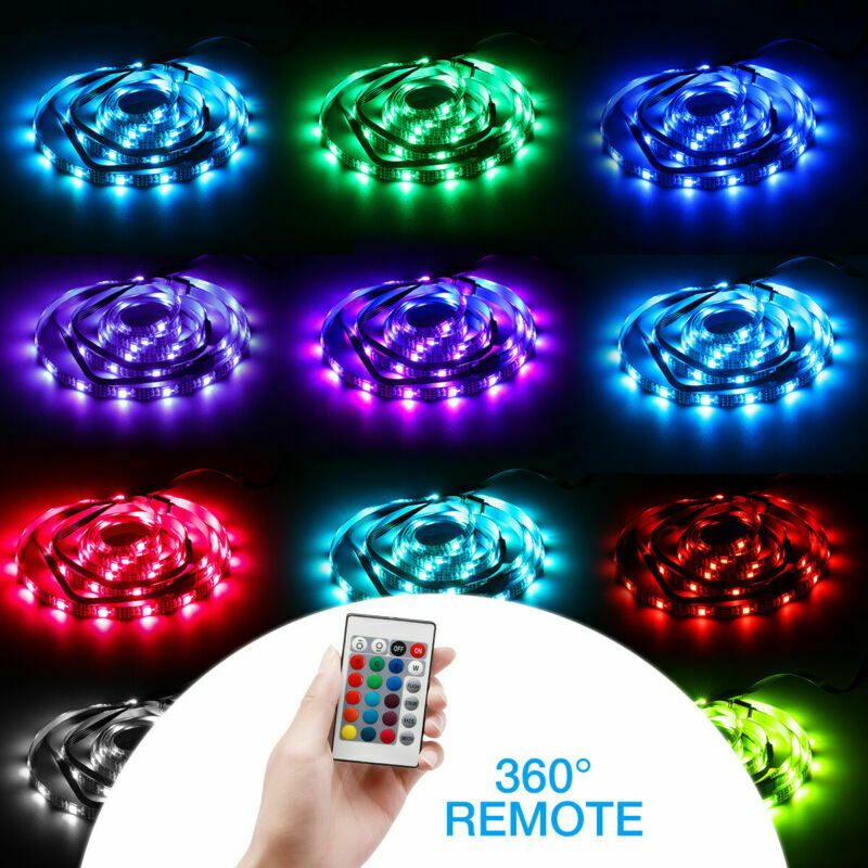 ¡Transforme su espacio con un ambiente vibrante! 🌈📺 Mejore su experiencia con la televisión y la computadora con nuestro kit remoto de luz de fondo con tira LED RGB USB de 5 V y 4 x 50 cm. 🎉