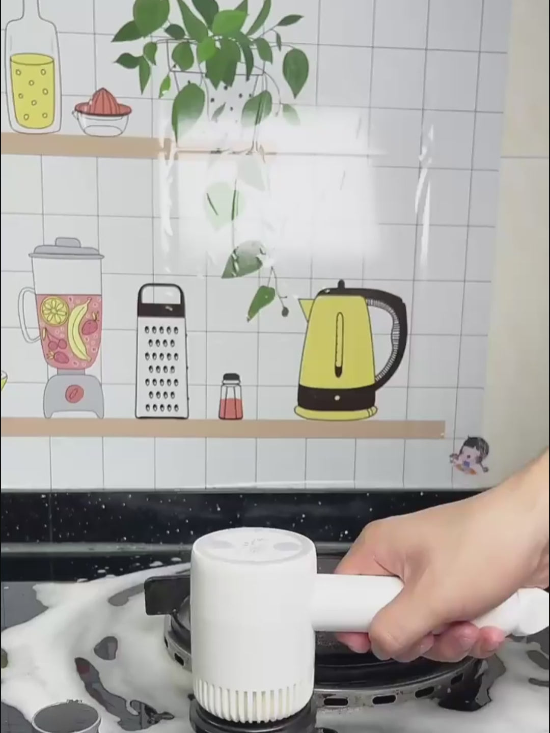 Powerful Electric Cleaning Brush A Versatile Tool for Effortless Kitchen and Bathroom Cleaning