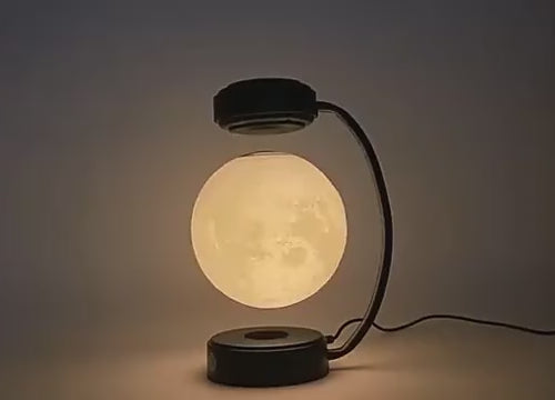 3D LED Moon Night Light Wireless Magnetic Levitating Rotating Floating Ball Lamp For School Office Bookshop Home Decoration