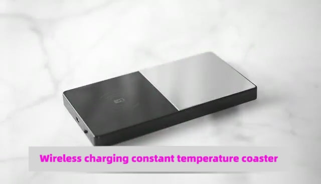 2 In 1 Heating Mug Cup Warmer Electric Wireless Charger For Home Office Coffee Milk